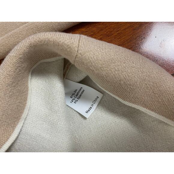 Women La Ligne New York crewneck silk cashmere pullover sweater, L - Picture 5 of 5